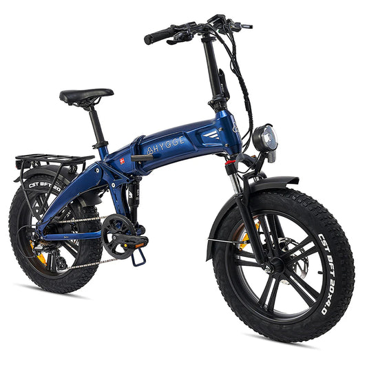 Soro Foldable Electric Bike 2026 - Fat Tyres - Royal Blue