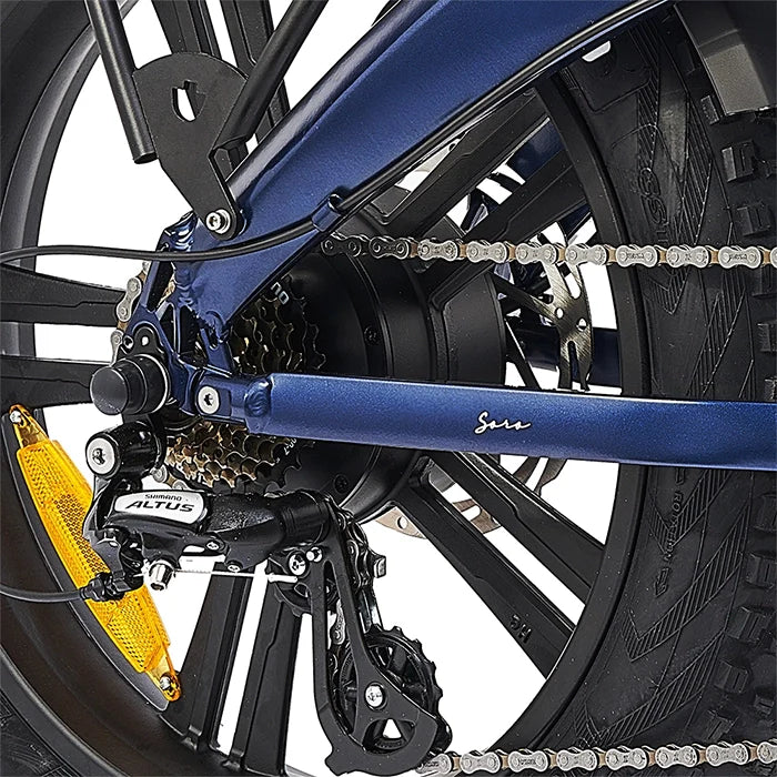Sorø Folding E-Bike 2026 - Fat Tyres - Royal Blue