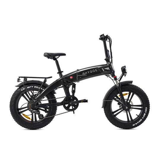 Sorø Folding E-Bike 2026 - Fat tyres - Obsidian Black