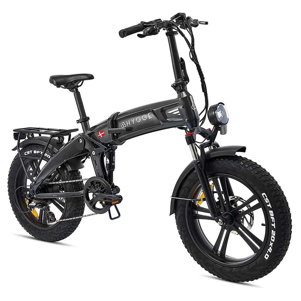 Sorø Folding E-Bike 2026 - Fat tyres - Obsidian Black