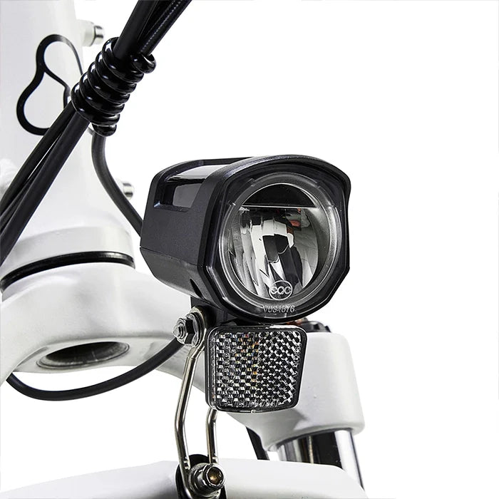 Vester Electric Folding Bike 2026 - Fat Tyres - Heron White