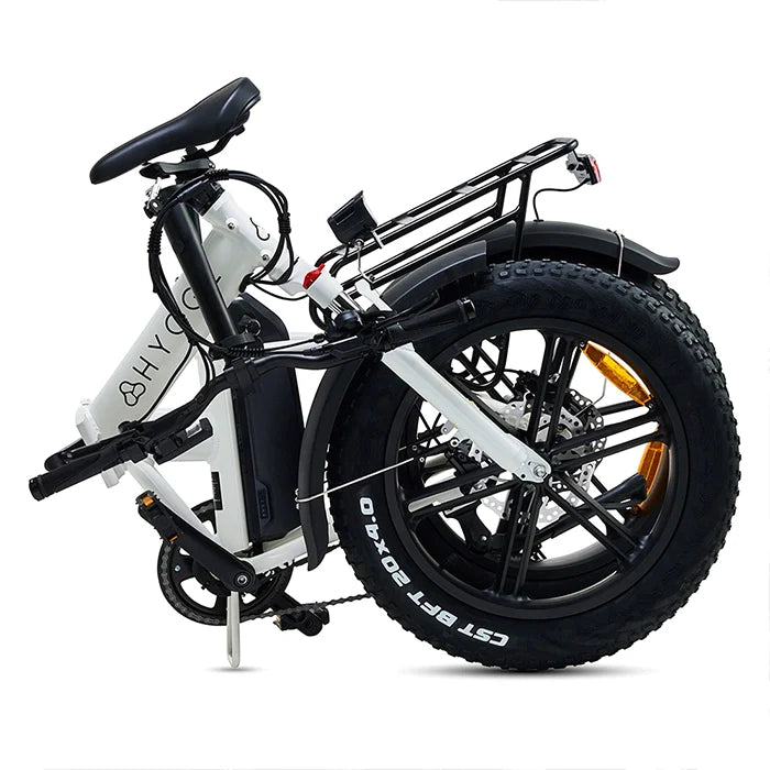 Vester Electric Folding Bike 2026 - Fat Tyres - Heron White