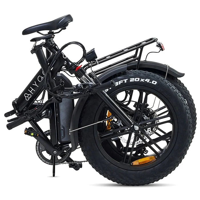 Vester Foldable Electric Bike 2026 - Fat Tyres - Onyx Black