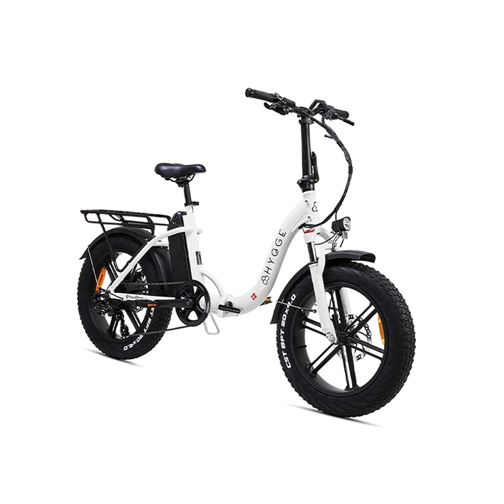 Vester Step Electric Folding Bike 2026 - Fat Tyres - Heron White