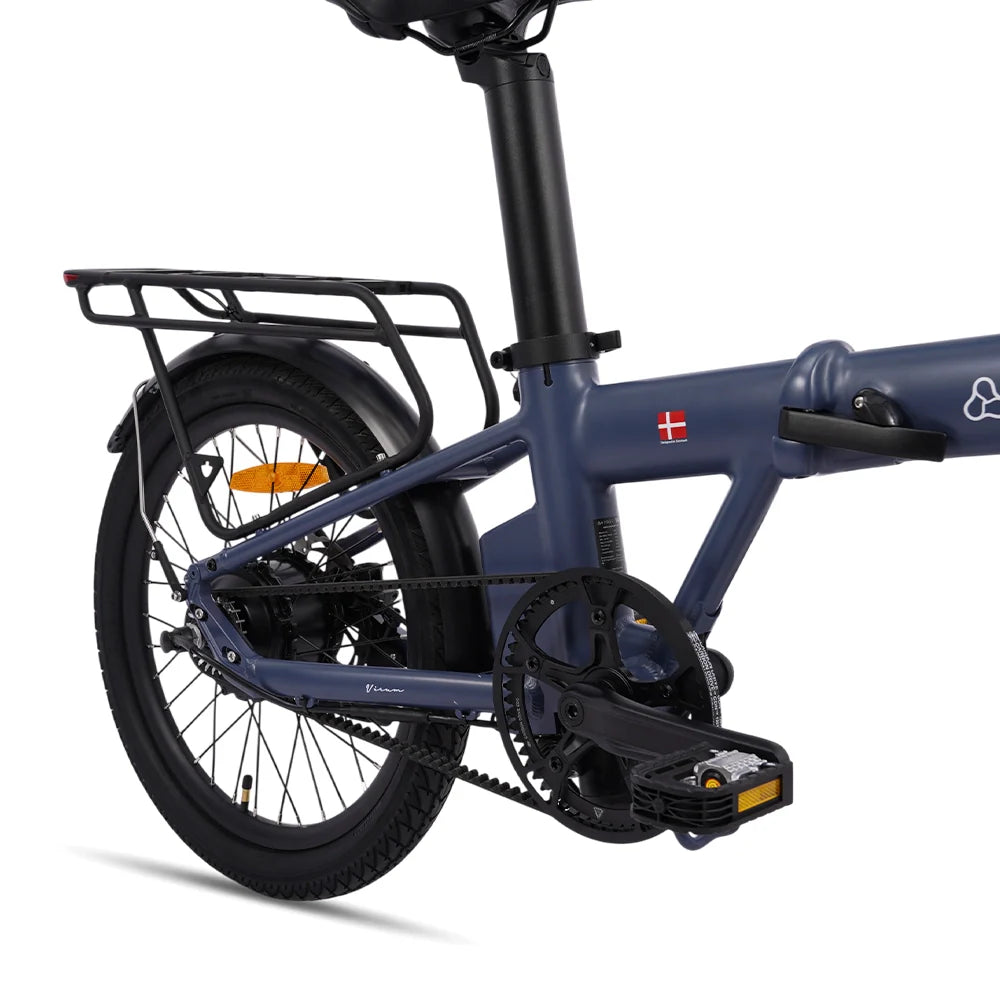 Virum Auto Lightweight Folding E-Bike 2026 - Nocturne Blue