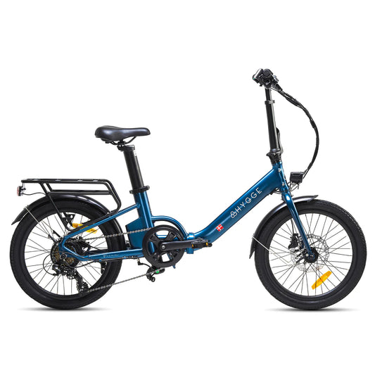Virum Step Lightweight Electric Folding Bike 2025 - Sapphire Blue