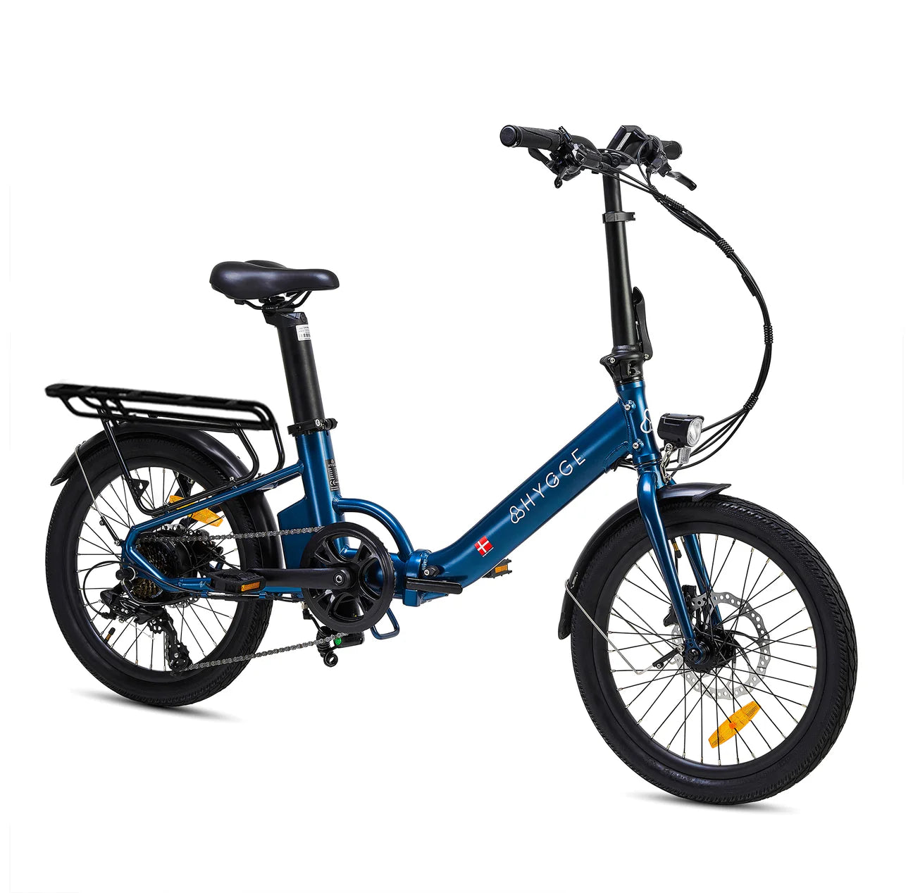 Virum Step Folding E-Bike 2026 - Sapphire Blue