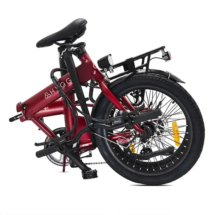 Virum Lightweight Folding Electric Bike 2026 - Sangria Red