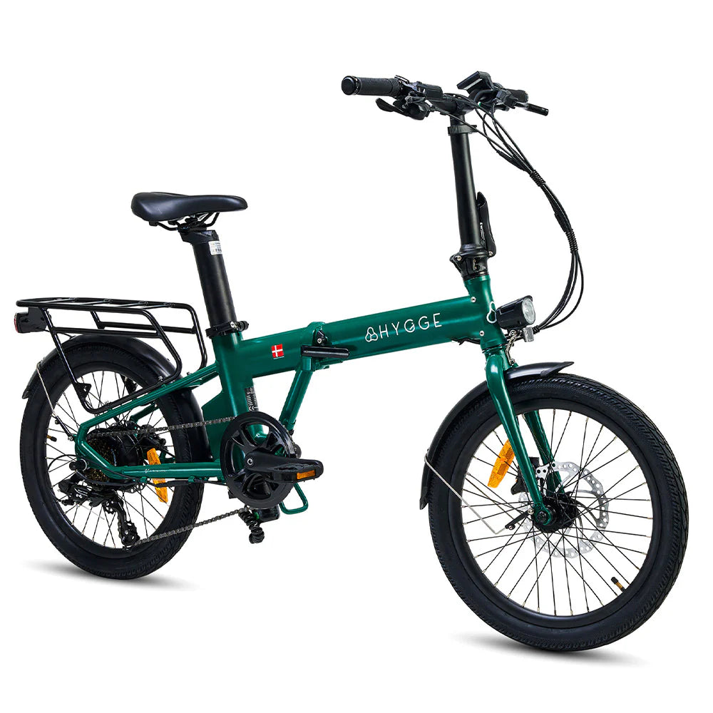 Virum Lightweight Folding Electric Bike 2026 - British Racing Green