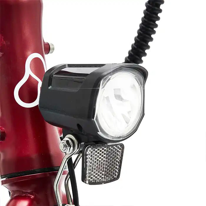 Virum Lightweight Folding Electric Bike 2026 - Sangria Red