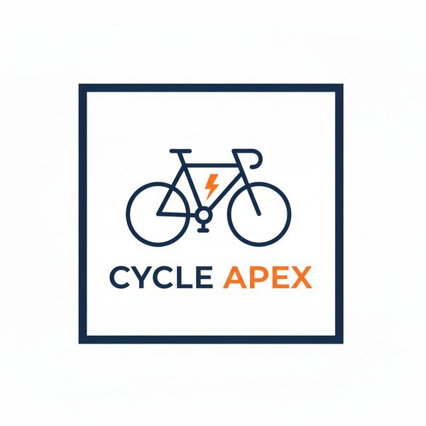 Cycle Apex Logo with Navy Frame