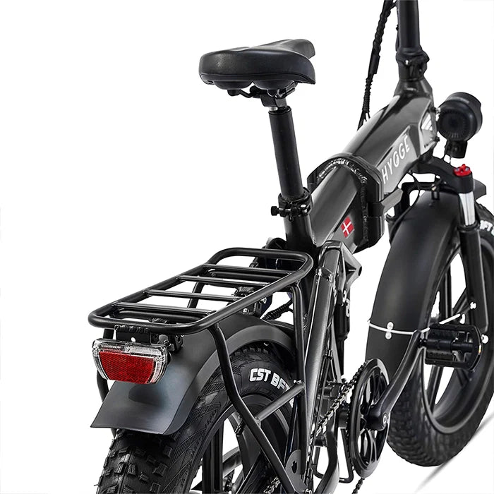 Sorø Folding E-Bike 2026 - Fat tyres - Obsidian Black